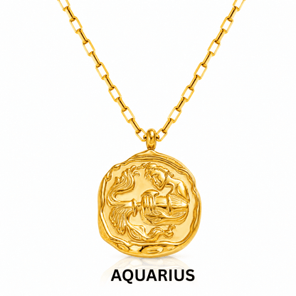 ZODIAC COIN NECKLACE