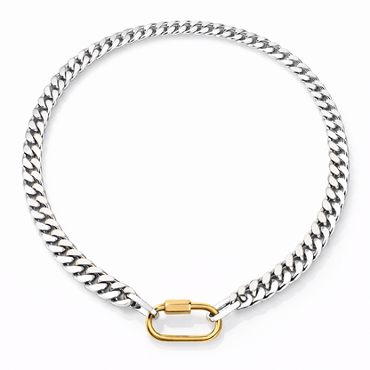 VAIDEN NECKLACE SILVER MIX
