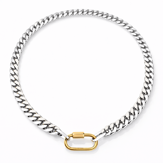 VAIDEN NECKLACE SILVER MIX