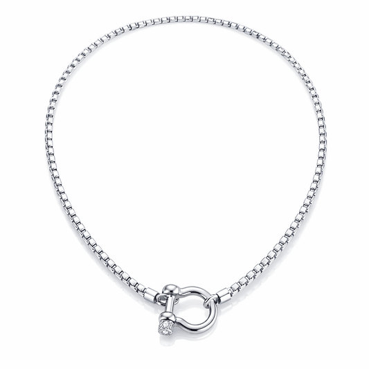 GWEN NECKLACE SILVER
