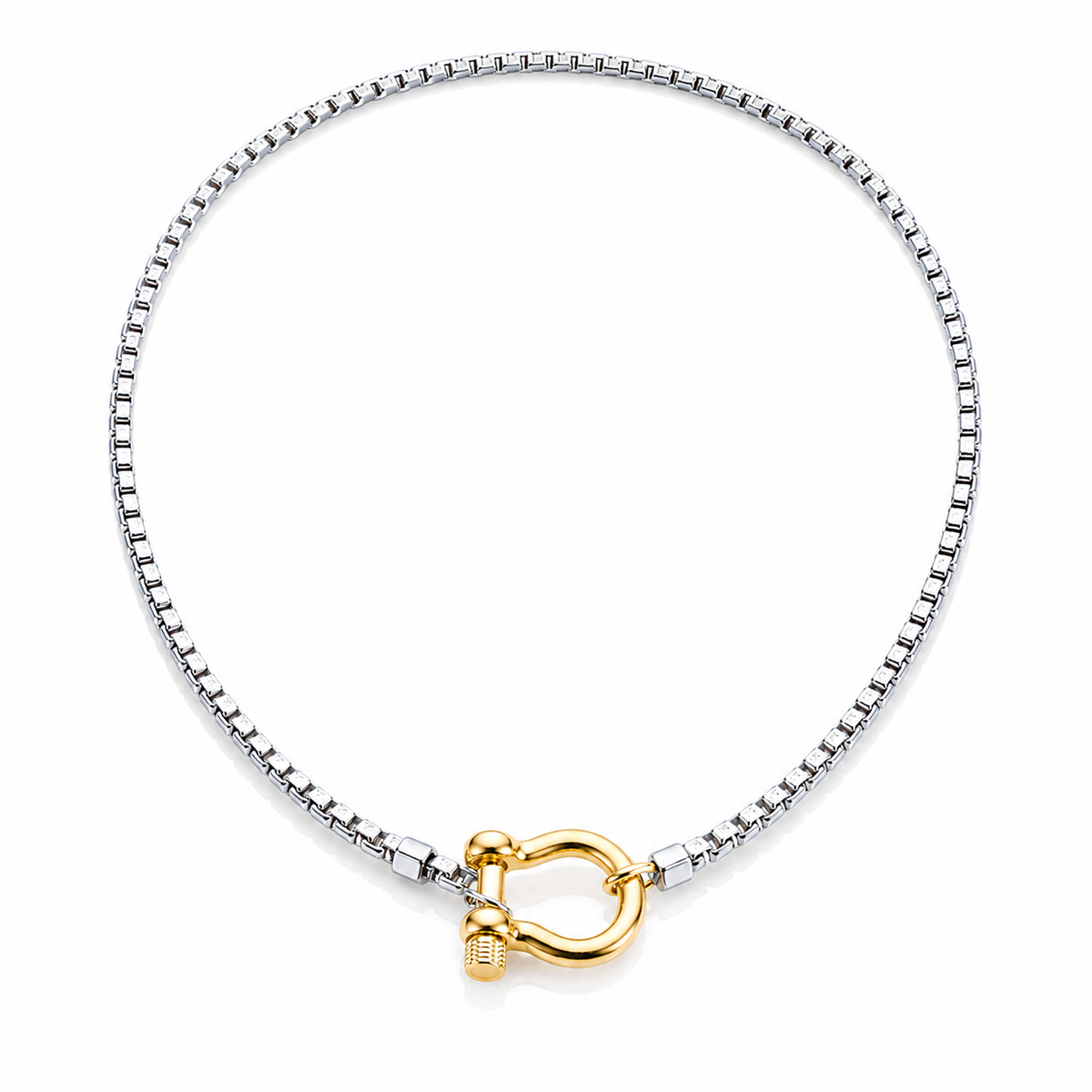 GWEN NECKLACE MIX SILVER