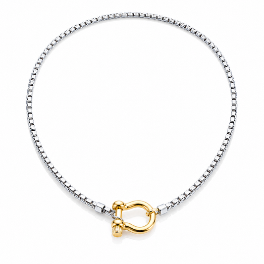 GWEN NECKLACE MIX SILVER